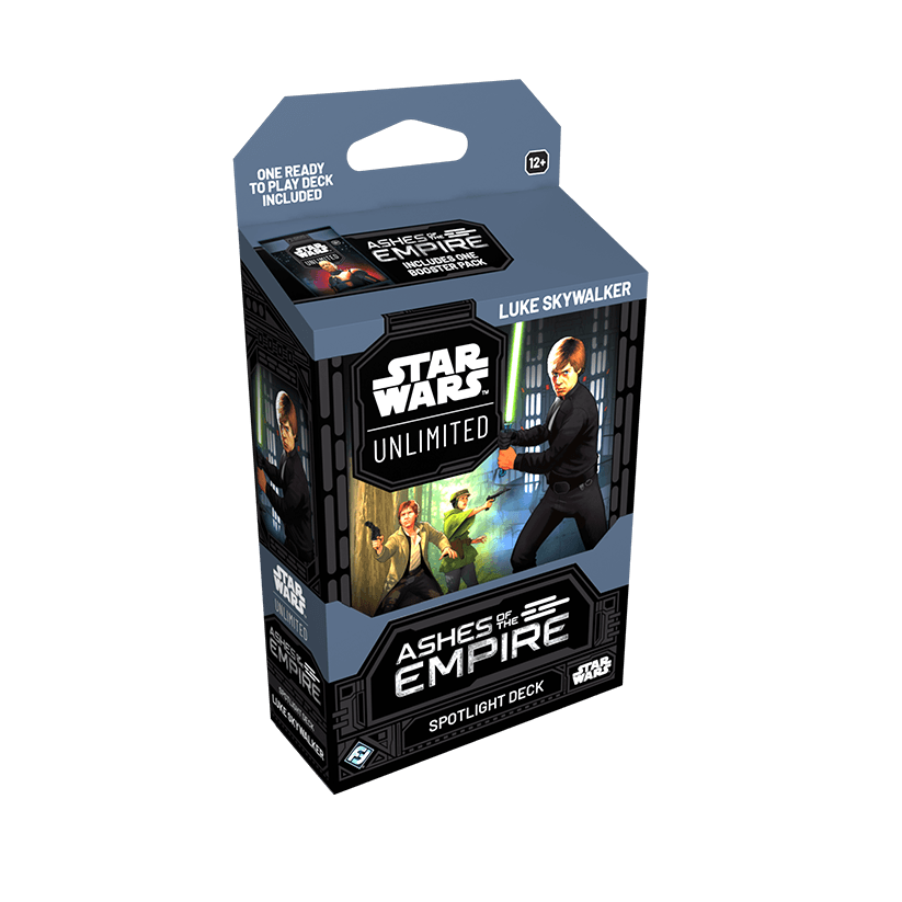 Ashes of the Empire 系列 Luke Skywalker Spotlight Deck 英語包裝,綠色光劍的路克