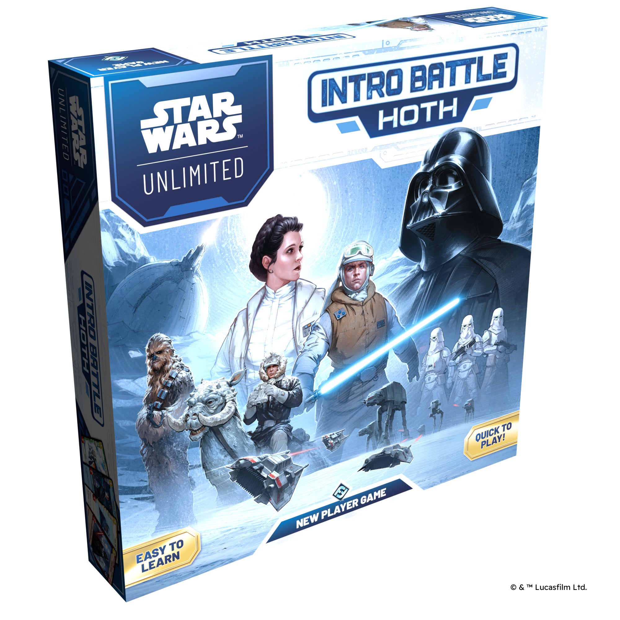 Intro Battle: Hoth 英語雙人教學盒,莉亞與維達的霍斯之戰